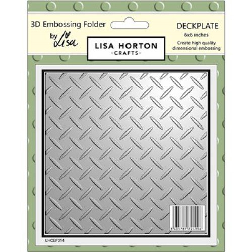 Deckplate - Embossing Folder by lisa horton crafts LHCEF014
